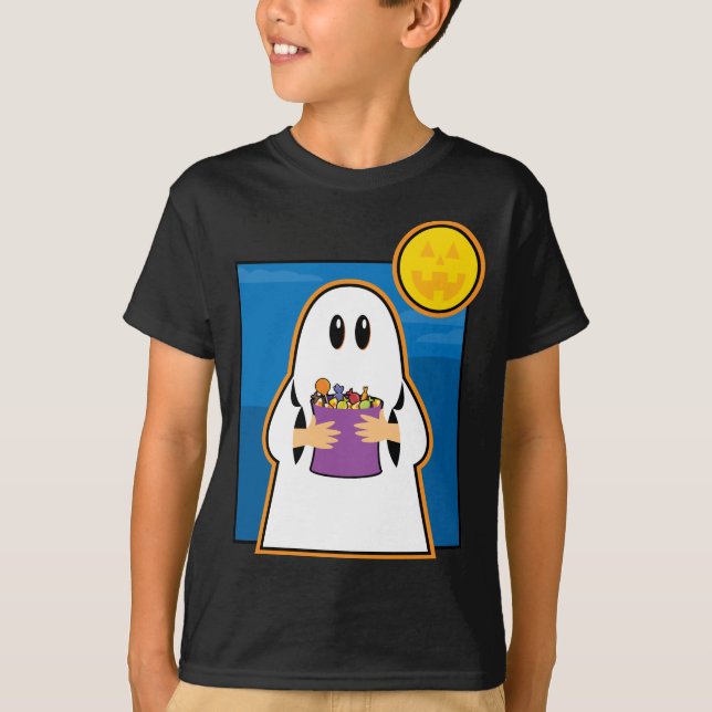 Camiseta Fantasma de Halloween (Anverso)