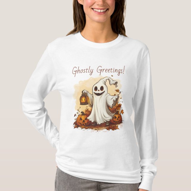 Camiseta Fantasma de Halloween (Anverso)