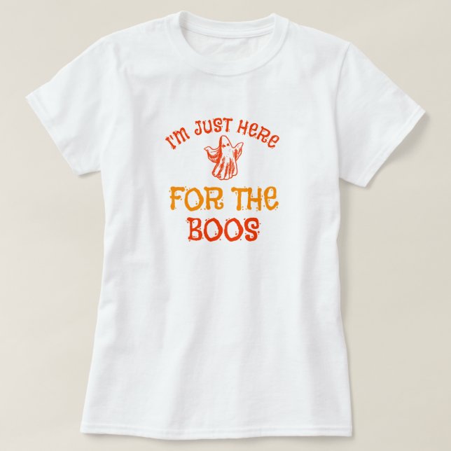 Camiseta fantasma de Halloween (Diseño del anverso)