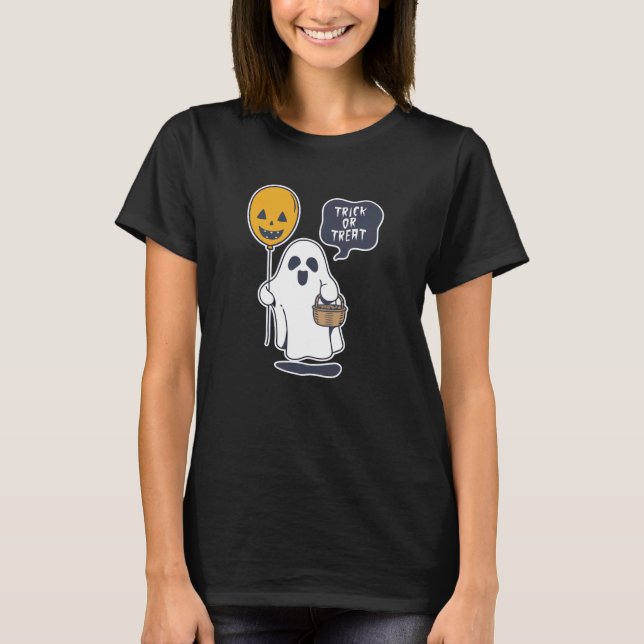 Camiseta Fantasma de Halloween (Anverso)