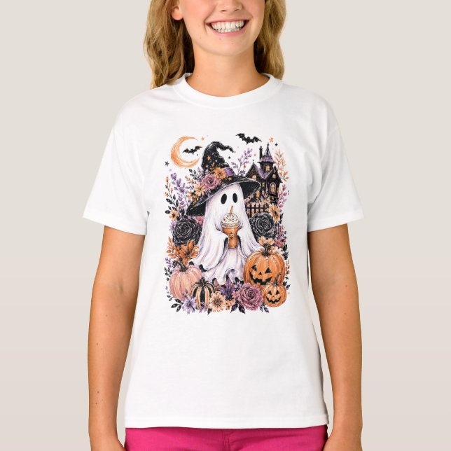 Camiseta Fantasma de Halloween (Anverso)