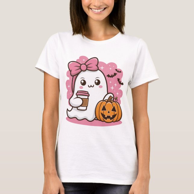 Camiseta fantasma de Halloween (Anverso)