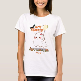 Camiseta Fantasma De Halloween Con Nombre De Chica De Globo