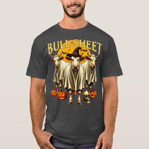 Camiseta Fantasma de Halloween de vaca divertida