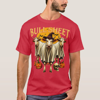 Camiseta Fantasma de Halloween de vaca divertida