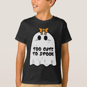 Camiseta Fantasma De Halloween Demasiado Agradable Para Hab