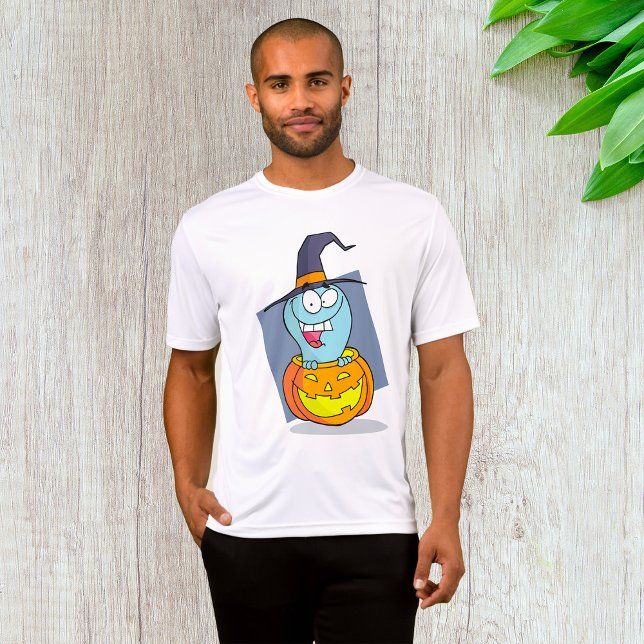Camiseta Fantasma de Halloween en bruja de calabaza (Subido por el creador)