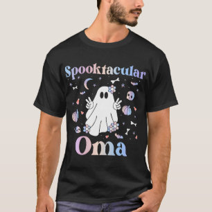 Camiseta Fantasma de Halloween en la abuela de Oma Groovy