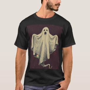 Camiseta Fantasma de Halloween Espíritu Espeluznante 