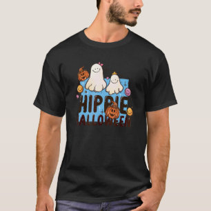 Camiseta Fantasma de Halloween Hippie Jack O Linterna Niños