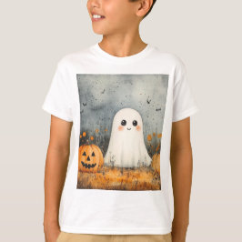 Camiseta fantasma de Halloween para niños