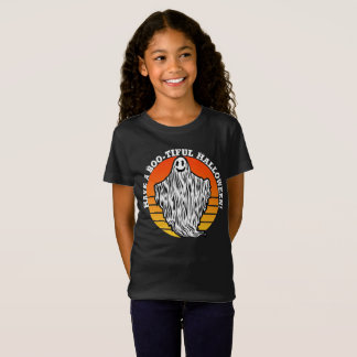 Camiseta Fantasma de Halloween tiene una hermosa cosecha re