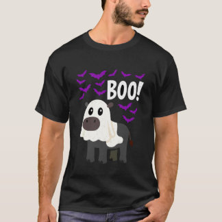 Camiseta Fantasma de hipopótamo Boo Halloween Divertido Zoo