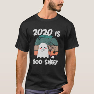 Camiseta Fantasma de hoja de boom de Halloween
