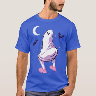 Camiseta Fantasma de hoja de papel de Halloween