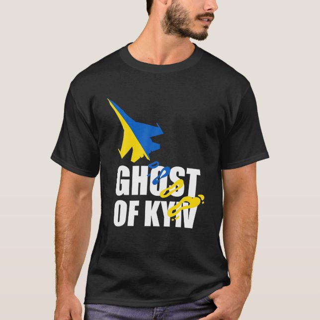 Camiseta Fantasma De Kiev Estoy Con La Paz Ucraniana (Anverso)