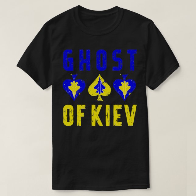 Camiseta Fantasma de Kiev junto a Héroe de Kie (Diseño del anverso)