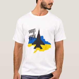 Camiseta Fantasma de Kiev - Piloto de combate Mig 29 As de