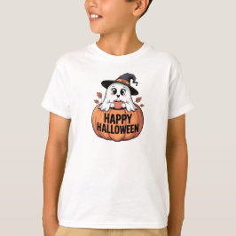 Camiseta Fantasma de la cafetería de Halloween