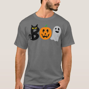 Camiseta fantasma de la desaprobación halloween gris con ga
