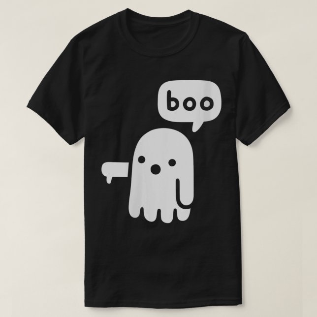 Camiseta Fantasma de la desaprobación VNeck (Diseño del anverso)