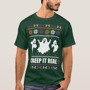 Camiseta Fantasma de los feos Navidades de Halloween
