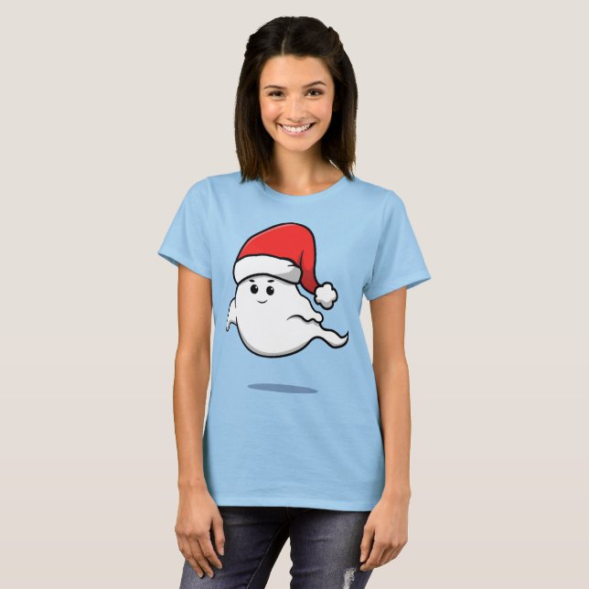 Camiseta Fantasma de Navidades pequeños (Anverso completo)