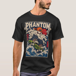 Camiseta Fantasma de Patinador, Retro St