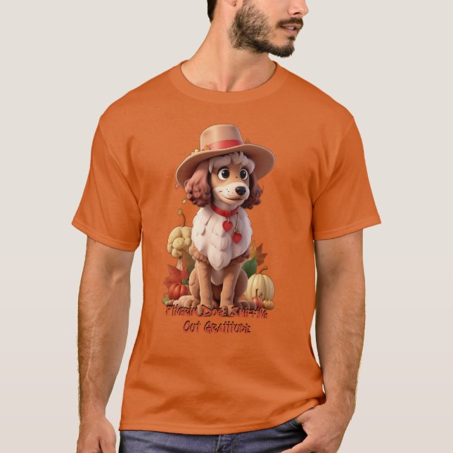 Camiseta Fantasma de perros de Acción de Gracias (Anverso)
