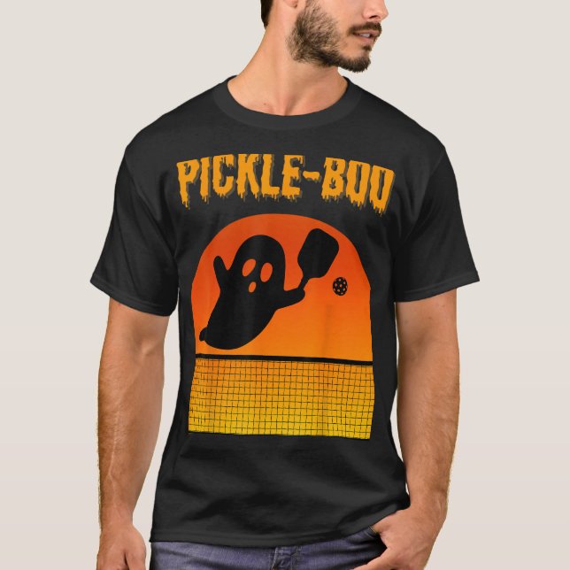 Camiseta Fantasma De Pickle-Boo Jugando Al Baloncesto Coste (Anverso)