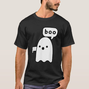 Camiseta Fantasma de pulgar hacia abajo gritando boo desapr