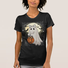 Camiseta Fantasma de trineo o truco de encaje elegante