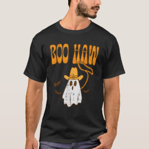 Camiseta Fantasma de vaquero Boo Haw Retro Vintage Groovy H
