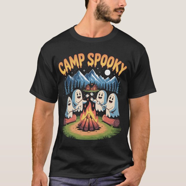 Camiseta Fantasma de verano en verano de Halloween en Camp  (Anverso)