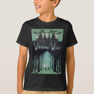 Camiseta Fantasma Del Bosque Criptid Wendigo Madera