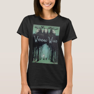 Camiseta Fantasma Del Bosque Criptid Wendigo Madera