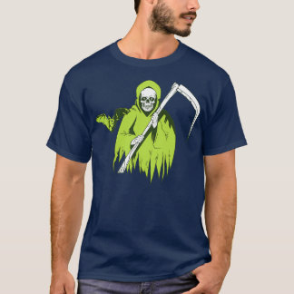 Camiseta Fantasma del cráneo de Halloween Scary con el murc