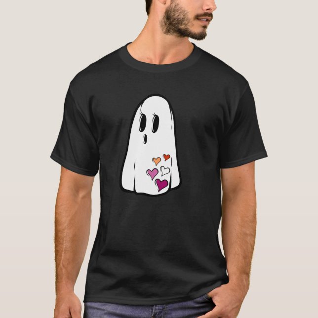 Camiseta Fantasma del Orgullo Lesbiano (Anverso)