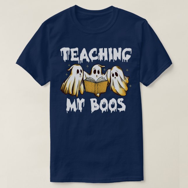 Camiseta Fantasma divertida enseñando a mi profesor de Hall (Diseño del anverso)