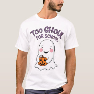 Camiseta Fantasma divertida para Ghoul en la escuela