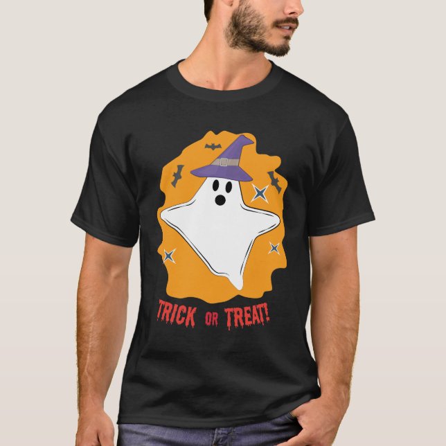 Camiseta Fantasma divertido de Halloween (Anverso)