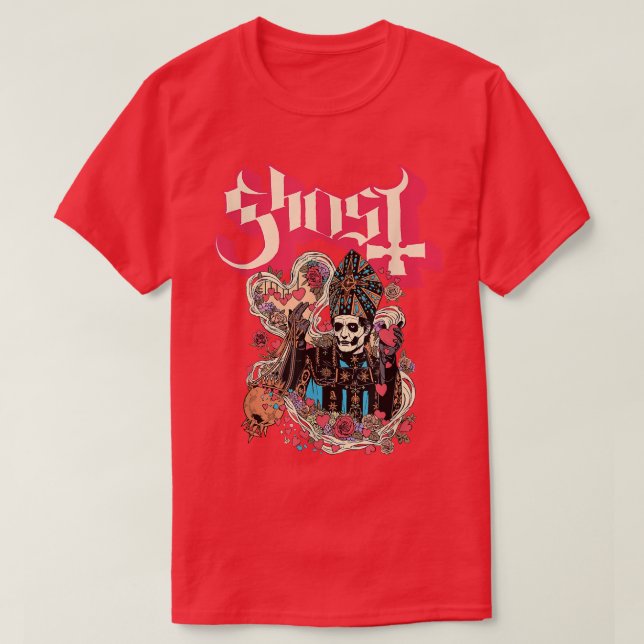 Camiseta Fantasma - El día de San Valentín de Papa Hearts (Diseño del anverso)