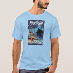 Camiseta fantasma en la playa de myrtle