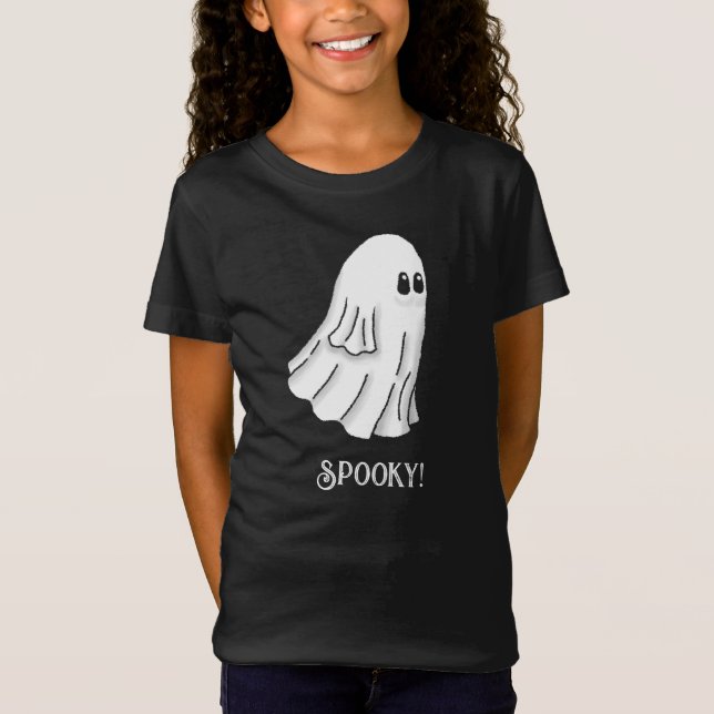 Camiseta Fantasma espeluznante de Halloween (Anverso)