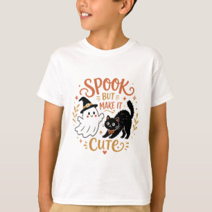 Camiseta Fantasma Espeluznante Pero Mono