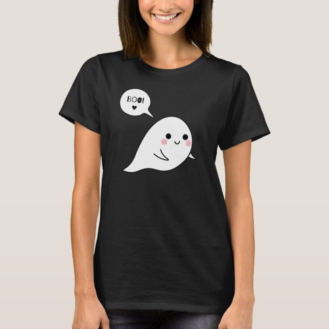 Camiseta Fantasma espumosa y linda (Anverso)