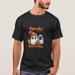 Camiseta Fantasma Fantasma Halloween de la mamá Newfie