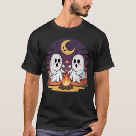 Camiseta Fantasma Fantasma Marshmallow Cute Cosy Halloween