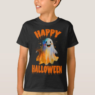 Camiseta Fantasma feliz de Halloween