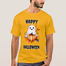 Camiseta Fantasma feliz de Halloween